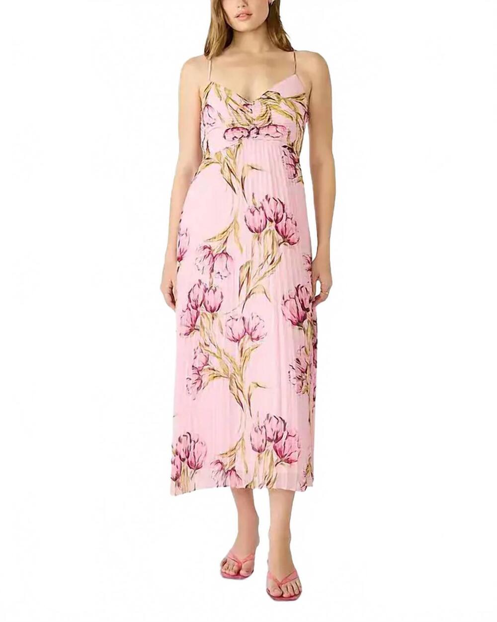 NEW STEVE MADDEN ray dress in rosette pink